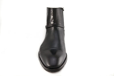 Giovanni Conti 2726 Black Leather Zip Up Boots