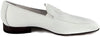 Carlo Ventura White Leather Slip On Loafers