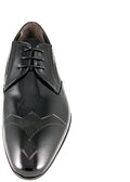 Giovanni Conti 3138-01 Black Ultra Patent Leather Lace Up Shoes