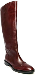 Le Pepe A144830 Womens Burgundy Leather Above-The-Knee Boot.