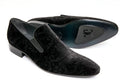 Giovanni Conti 2803-05 Black Velour Loafers