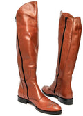 Le Pepe 403364 Womens cararmel Leather Over-The-Knee Boot.