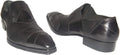 Jo Ghost 2029-EL Black Perforated Leather Slip On Loafers