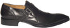 Jo Ghost 2132 Black Leather Buckle Slip On Loafers