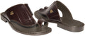 Giampiero Nicola F5045 Brown Eel Skin Slip On Push In Toe Sandals