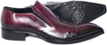 Jo Ghost 3046M Burgundy Leather Slip On Loafers
