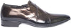 Jo Ghost 3578 M Brown Ultra Patent Leather Zip Up Loafers