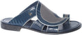 Giampiero Nicola 5057 Blue/Gray Crocodile Print Sandals