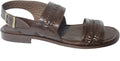 Giampieronicola 50712 Brown Leather Back Strap Sandals