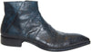 Jo Ghost 1489 Blue Lizard Print Leather Boots