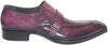 Jo Ghost 158 Bordo Leather Buckle Slip On Loafers