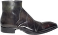 Jo Ghost 812 Moscato Brown Leather Zip Up Boots