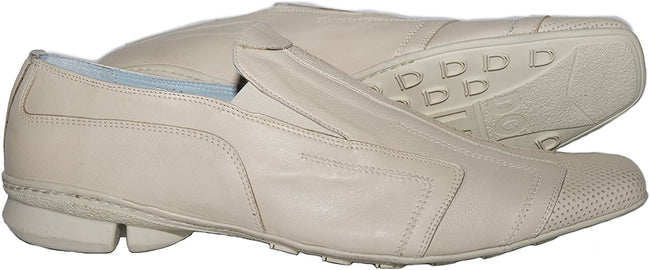 Ernesto Dollani 6133 Beige Leather Slip On Loafers