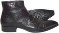 Jo Ghost 1489 Burgundy Lizard Print Leather Boots
