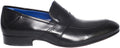 Giovanni Conti 3427-01 Black Leather Slip On Loafers
