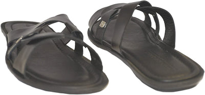 Giovanni Conti 380-S Black Leather Sandals