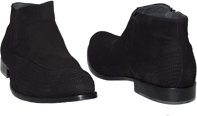 Giovanni Conti 3345-01 Black Suede Leather Ankle Boots