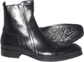 Jo Ghost 3936M Black Leather Zip Up Boots