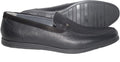 Giovanni Conti 3462-06 Black Leather Suede Trim Loafers