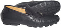 Giovanni Conti 10014-03 Black Leather Moccasins