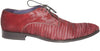 Roberto Guerrini B552 Red Pony Leather Lace Up Shoes